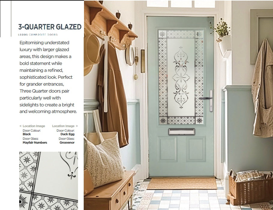 COMPOSITE DOOR - PAS 24 3-QUARTER GLAZED