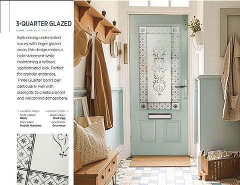 COMPOSITE DOOR - PAS 24 3-QUARTER GLAZED