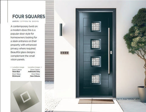 COMPOSITE DOOR - PAS 24 FOUR SQUARES