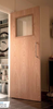 Glazed FD60 Oak Veneer Fire Door