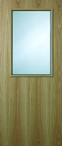 8g Oak Veneer FD60 Fire Door